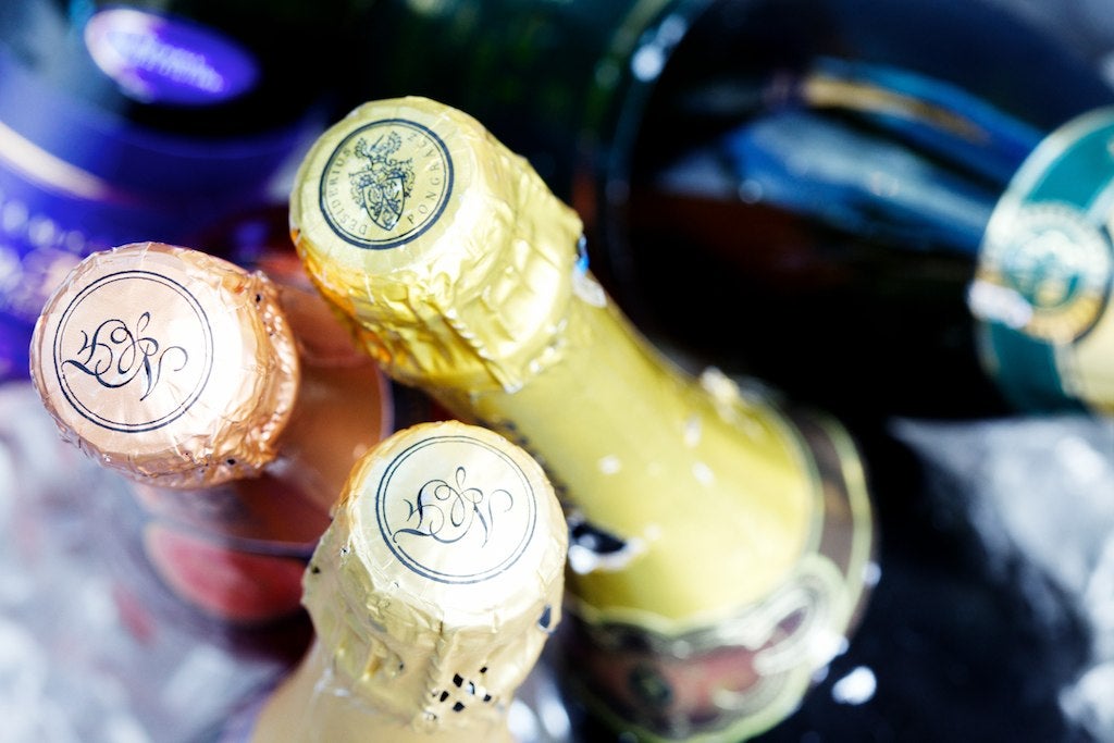 Choose between a wide selection of champagne in the bar at Grand Hotel in Ostersund