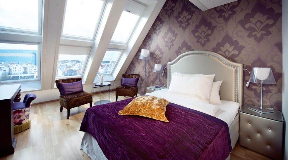 Hotel room with a stunning view at Amanda Hotel in Haugesund