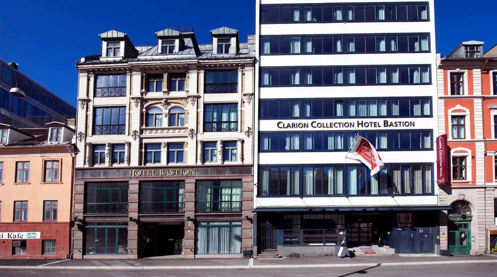 The facade of the Bastion Hotel in Oslo
