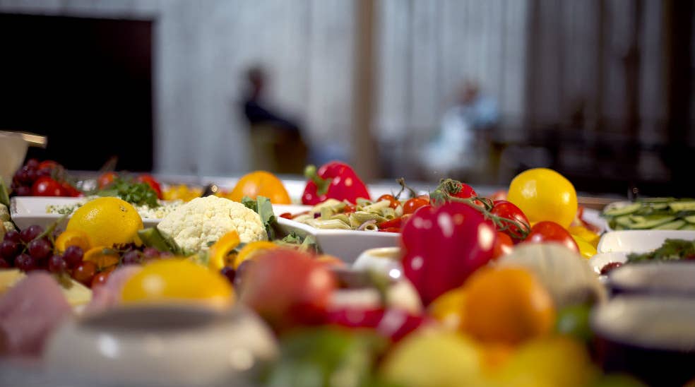 Detail image of vegetables on the buffet at Clarion Collection Hotel Grand Bodø in Norway