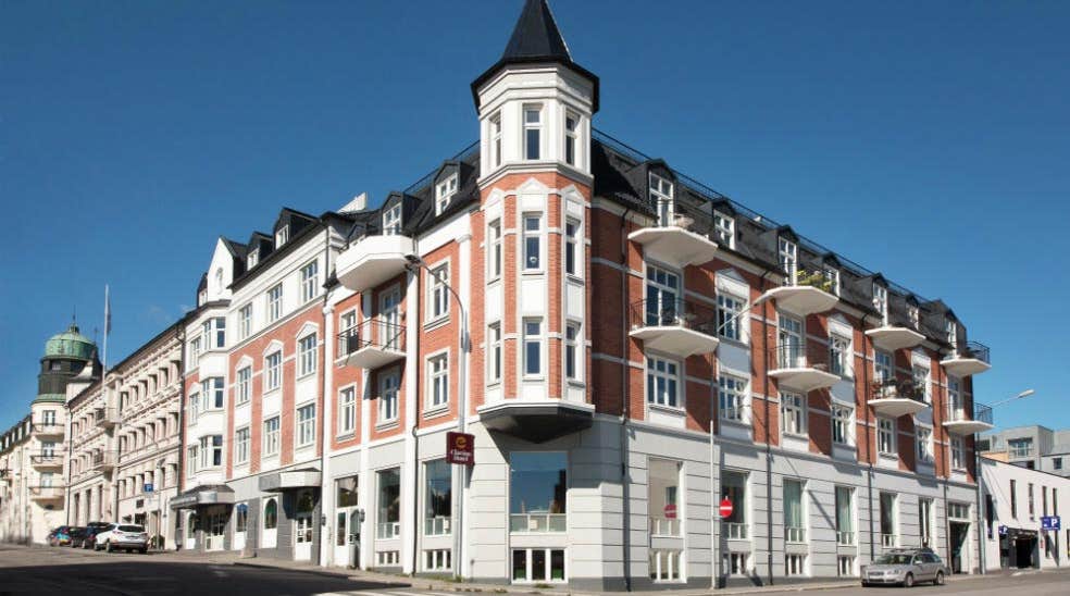 Facade at Clarion Collection Hotel Grand Gjøvik in Norway