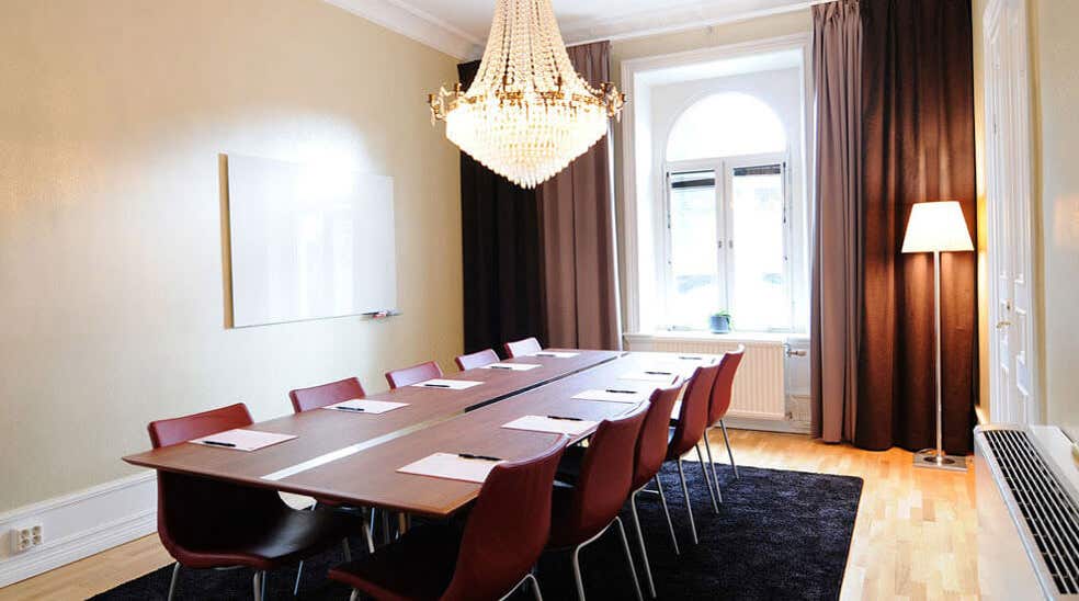 Stylish quality meeting room at Plaza Hotel in Karlstad