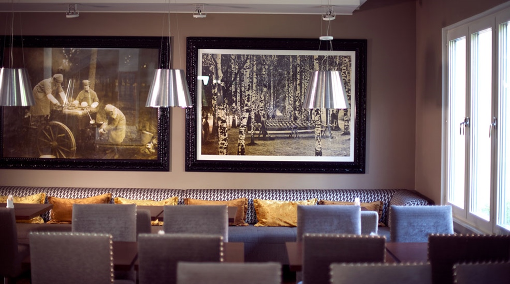 Stylish and comfortable dining room at Tapto Hotel Stockholm