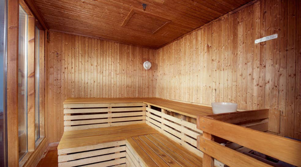 Traditional quality sauna at With Hotel in Tromso