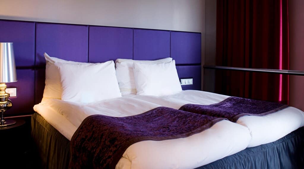 Elegant and colourful suite at Bergen Airport Hotel in Bergen