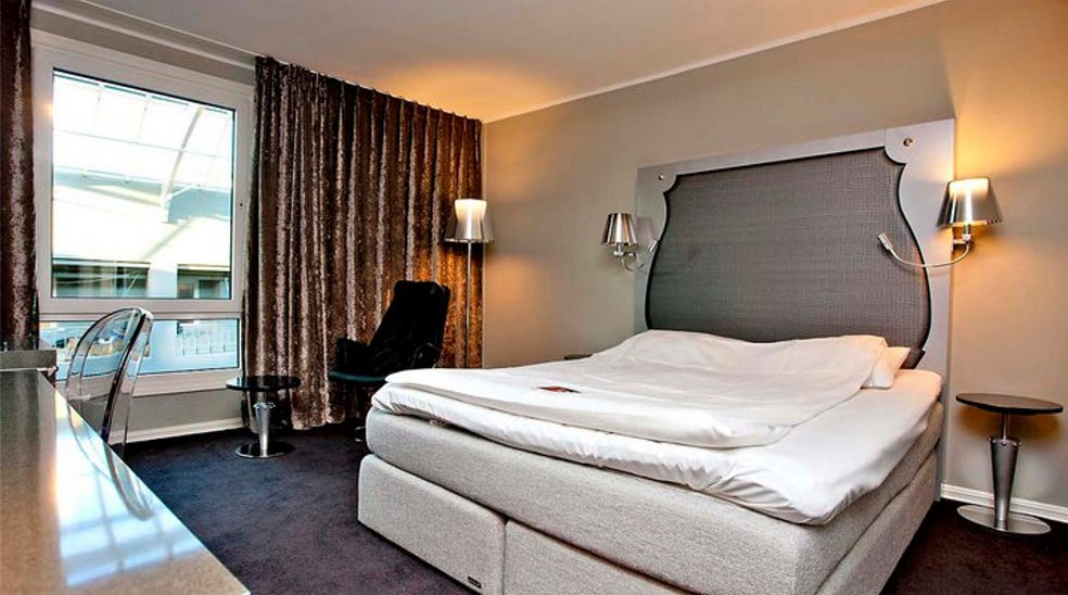 Large and well-equipped standard hotel room at Ernst Hotel in Kristiansand
