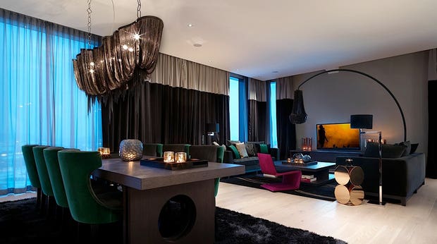 State of the art hotel suite with an amazing view at Post Hotel in Gothenburg