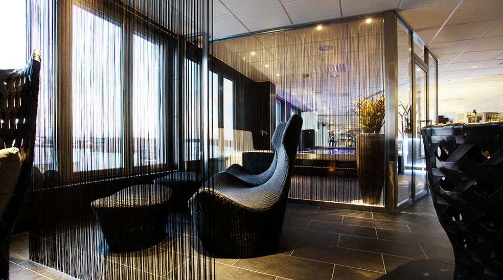Relax in the cosy spa lounge at Sense Hotel in Lulea