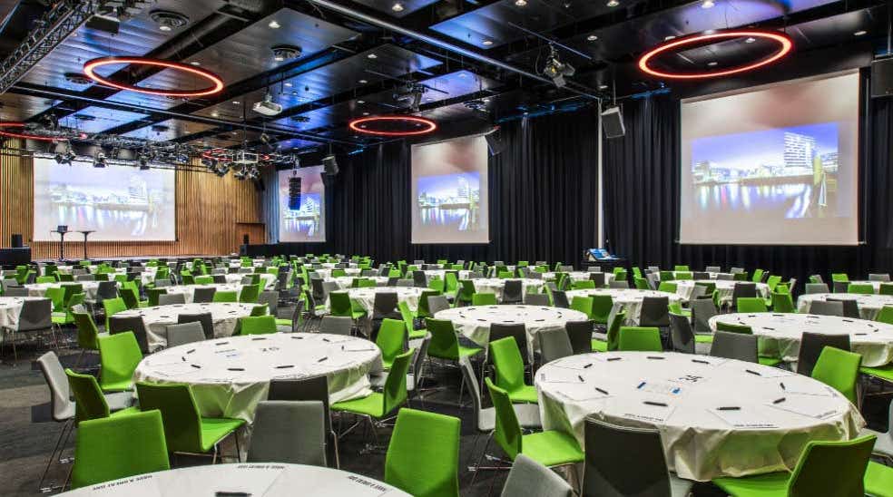 Extensive conference room with space for 1000 people at The Edge Hotel in Tromso
