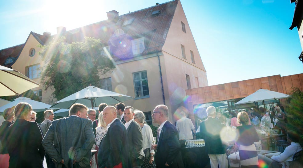 Outdoor event at Wisby Hotel in Visby