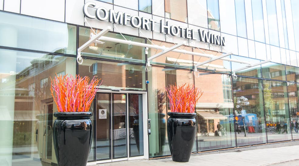 Facade of Comfort Hotel Winn in Umea