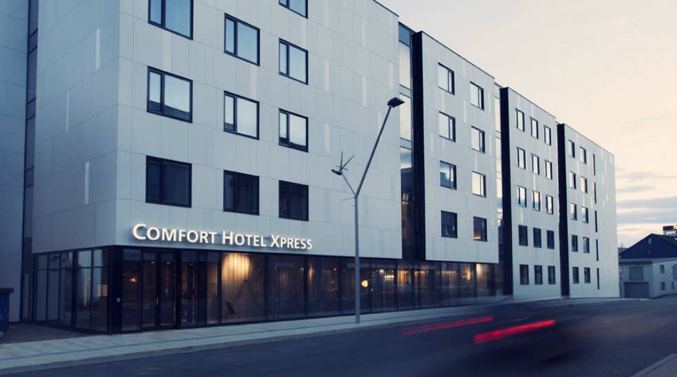 Facade of Comfort Hotel Express Central Station in Tromso