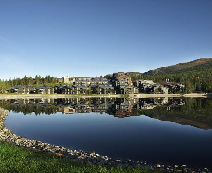 The amazing location of the Norrefjell Ski & Spa Hotel in Norrefjell