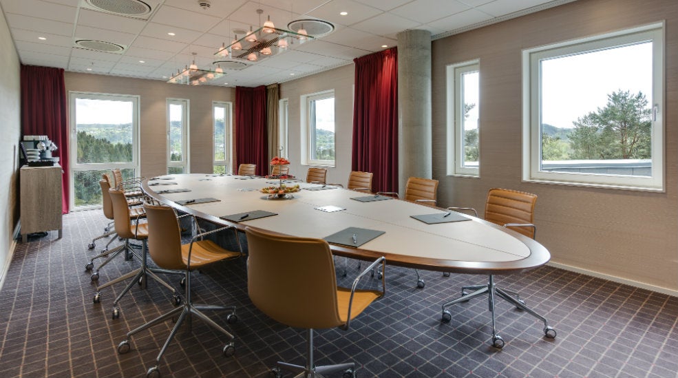 Executive style meeting room at Quality Edvard Hotel in Bergen