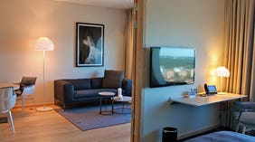 Elegant and stylish suite at Quality Hotel Friends in Solna