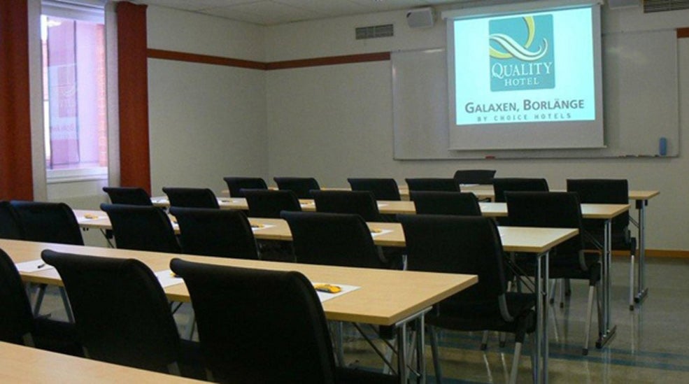 Modern conference room at Quality Galaxen Hotel in Borlange