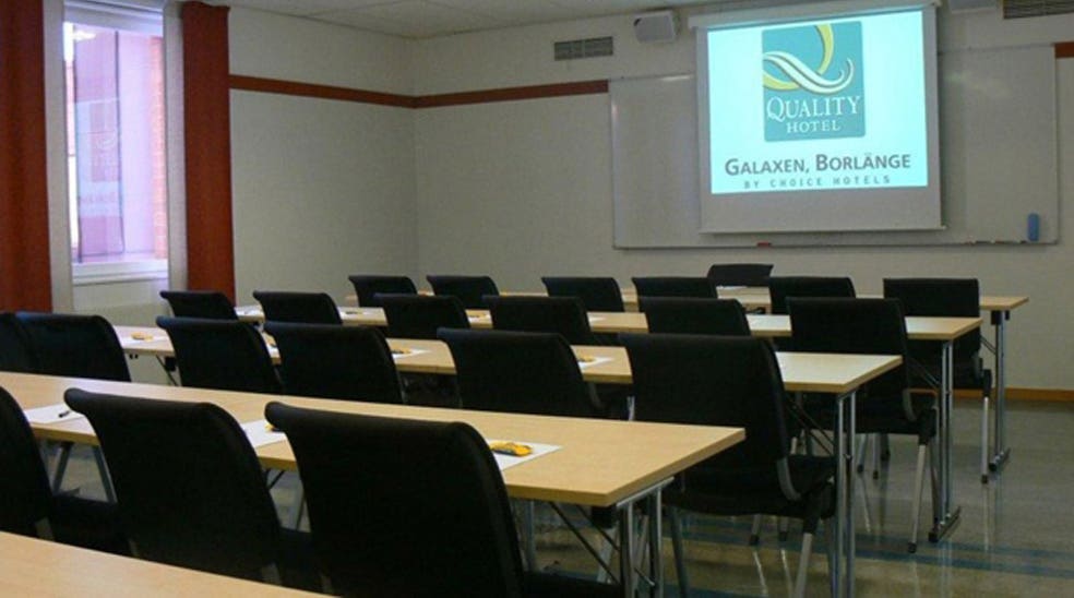 Modern conference room at Quality Galaxen Hotel in Borlange