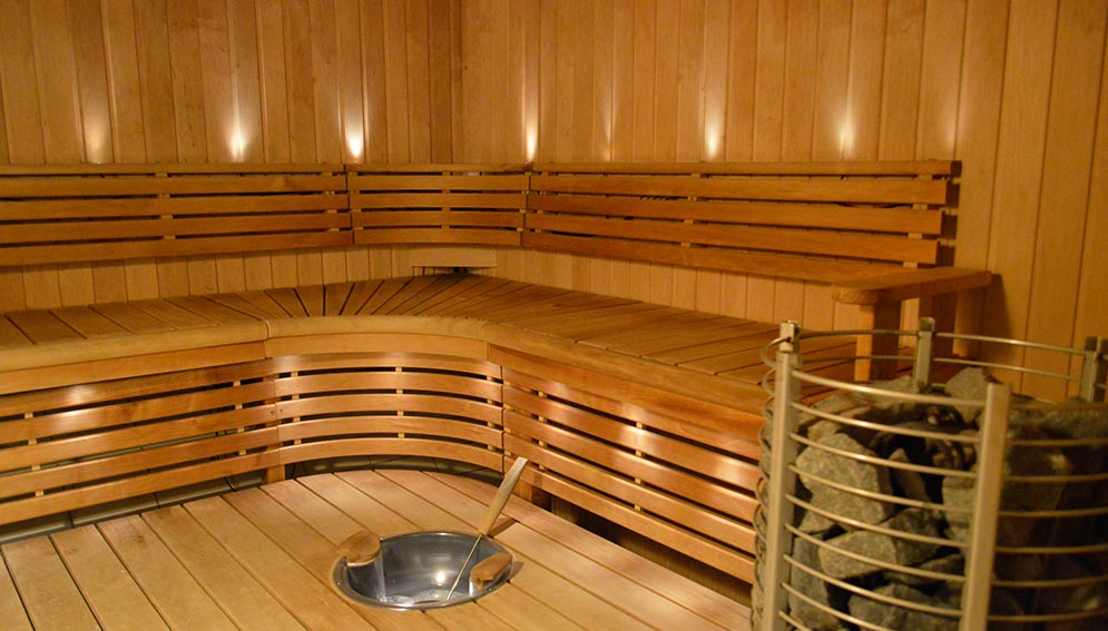 Mens sauna in the relaxation area at Quality Hotel Galaxen in Borlänge