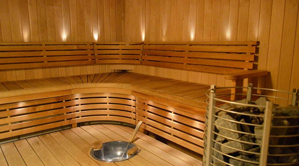 Mens sauna in the relaxation area at Quality Hotel Galaxen in Borlänge