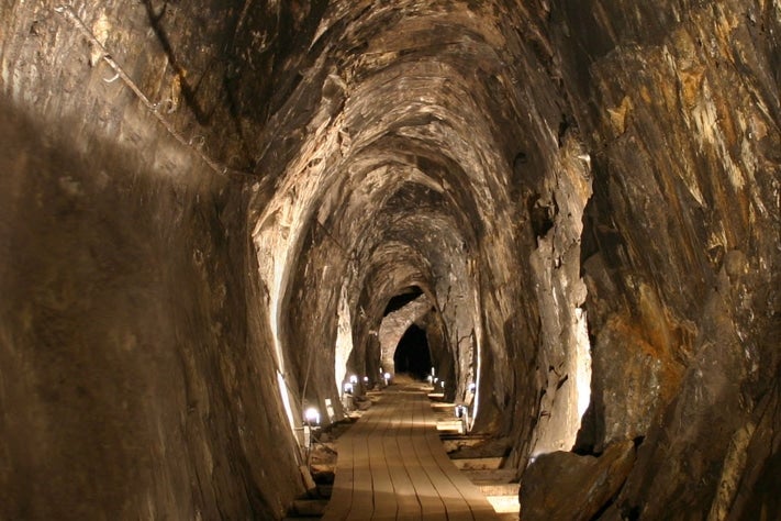 Gruvepakke på Kongsberg
