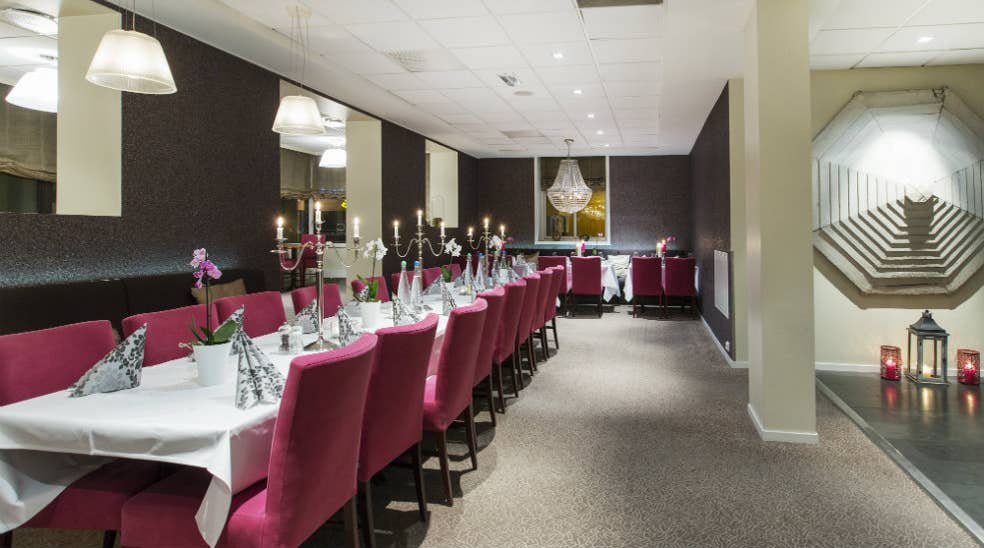 Stylish and well-furnished restaurant at Quality Grand Hotel in Kristiansund