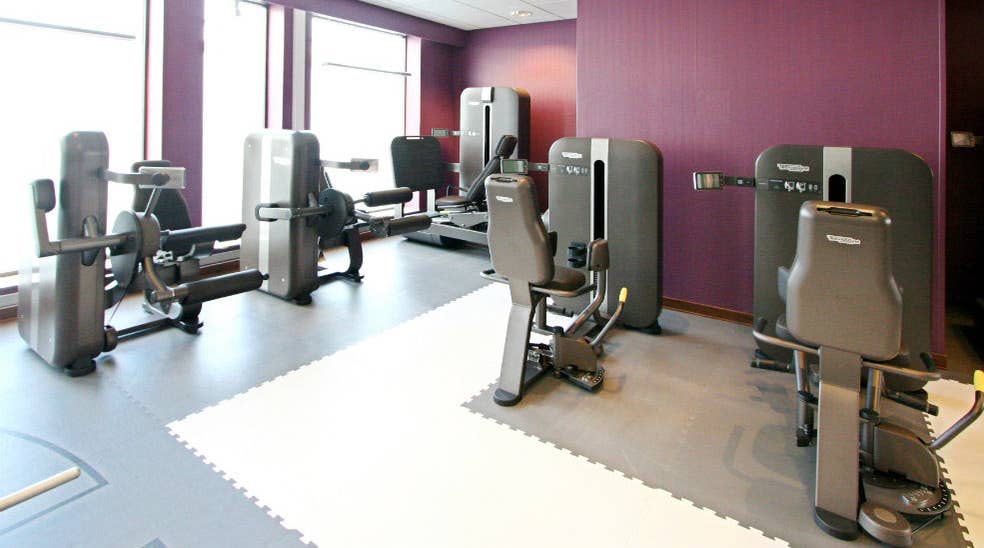 State of the art hotel gym at Quality Grand Hotel in Kristiansund