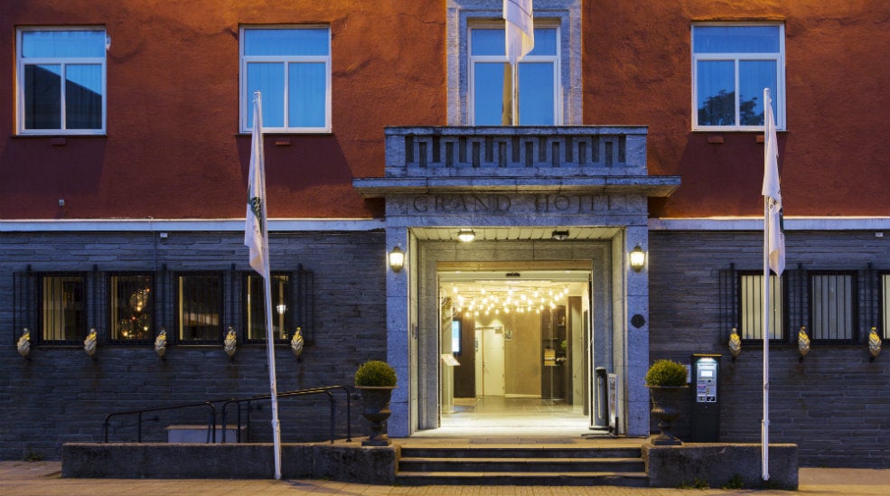 Hotel facade and entrance at Quality Grand Hotel in Kristiansund