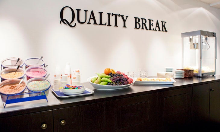 Quality break conference refreshments at Quality Strand Hotel in Gjovik