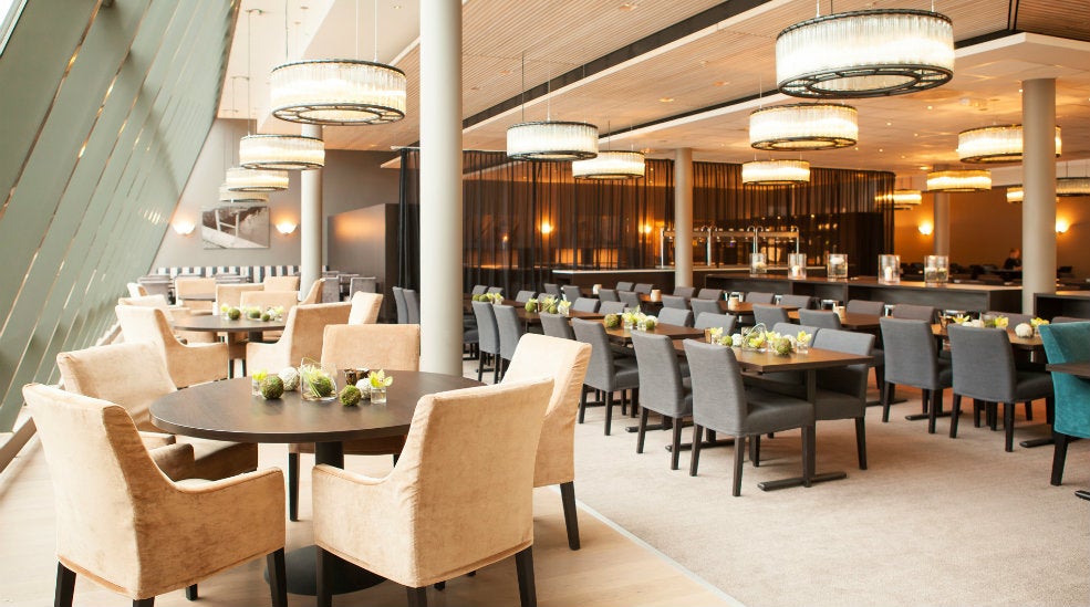 The stylish and well-designed Restaurant Lindahl at Quality Tonsberg Hotel