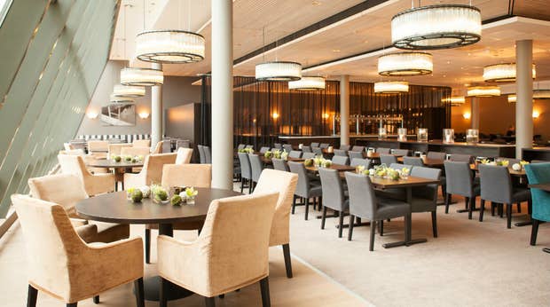 The stylish and well-designed Restaurant Lindahl at Quality Tonsberg Hotel