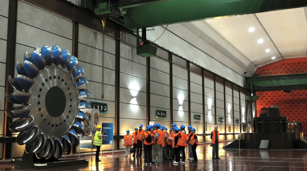 Visiting the Sima power plant near the Quality Voringfoss Hotel in Eidfjord