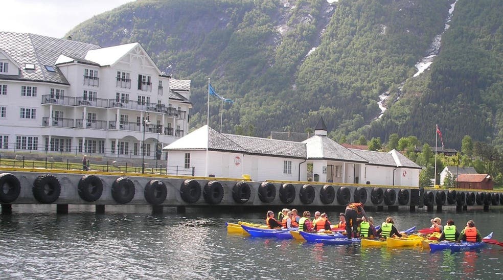 The optimal location by the waterfront at Quality Voringfoss Hotel in Eidfjord
